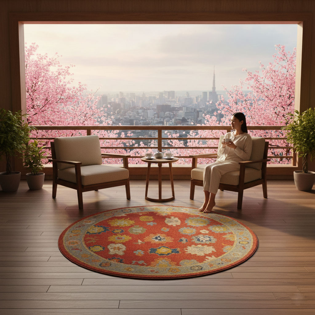 LUMINARA - Hand Knotted Oushak Carpet